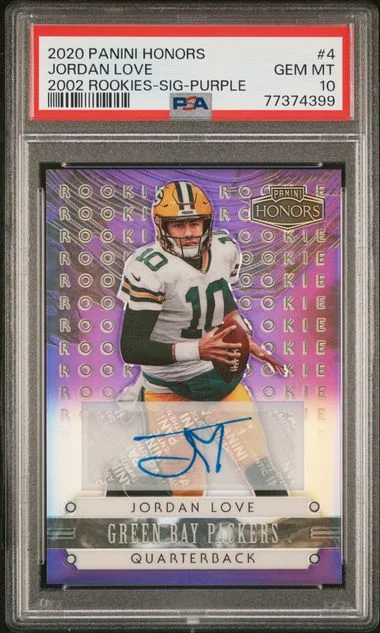 2020 Panini Jordan Love Instant NFL Draft Night #4 card image