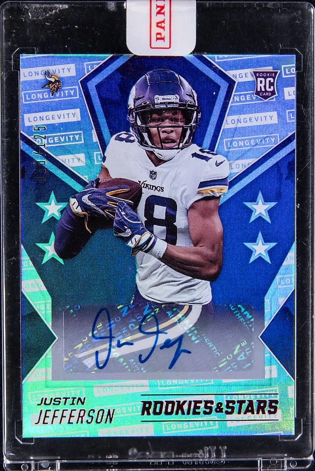 2020 Panini Justin Jefferson Rookies & Stars Red #122 card image