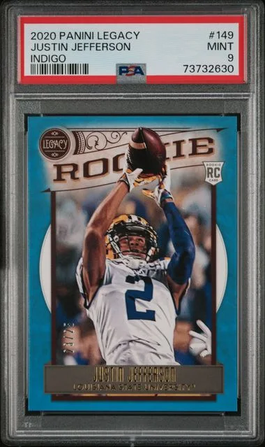 2020 Panini Justin Jefferson Legacy Indigo #149 card image