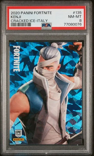 2020 Panini Kenji Fortnite Cracked Ice-Italy #135 card image