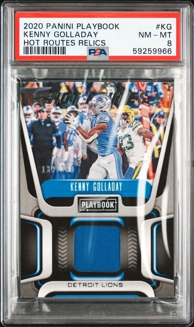 2020 Panini Kenny Golladay Playbook Hot Routes Relics #KG card image