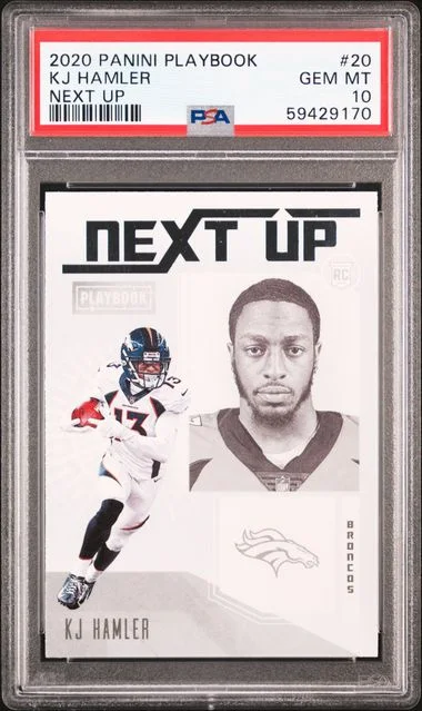 2020 Panini Kj Hamler Playbook Next Up #20 card image