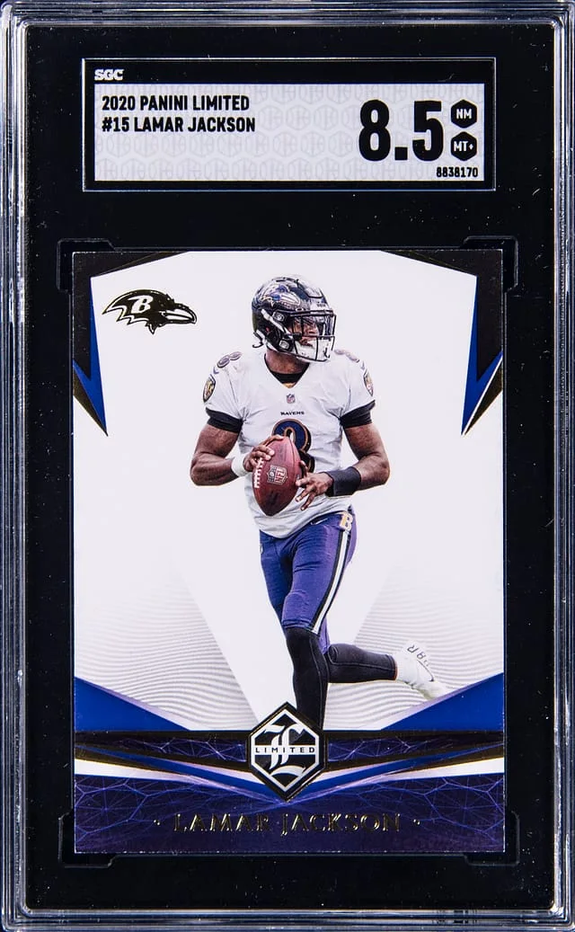 2020 Panini Lamar Jackson Limited #15 card image