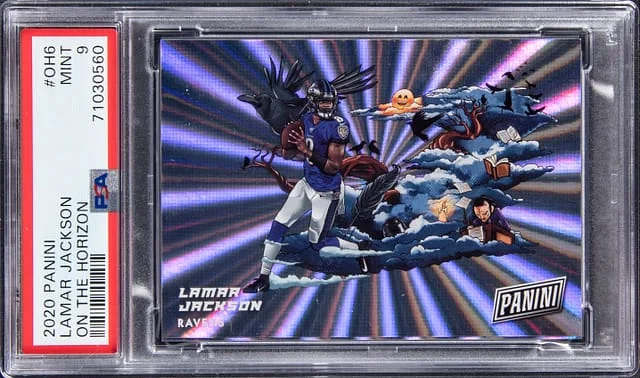 2020 Panini Lamar Jackson On The Horizon #OH-6 card image