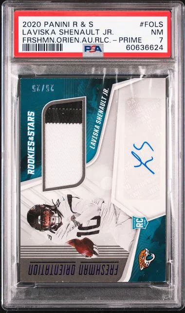 2020 Panini Laviska Shenault Jr. Rookies & Stars Freshman Orientation Autograph Relics #FOLS card image