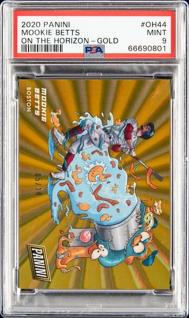 2020 Panini Mookie Betts On The Horizon Gold #Oh44 card image