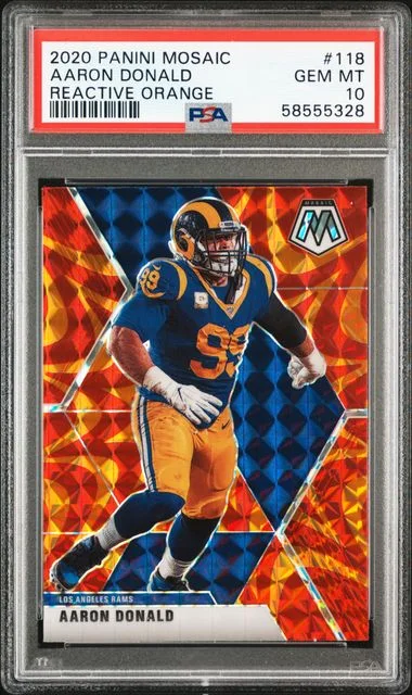 2020 Panini Mosaic Aaron Donald #118 card image
