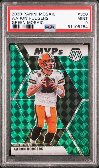 2020 Panini Mosaic Aaron Rodgers #300 card image