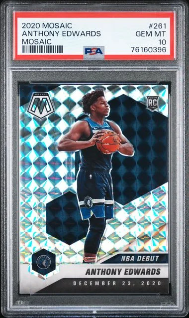 2020 Panini Mosaic Anthony Edwards #261 card image