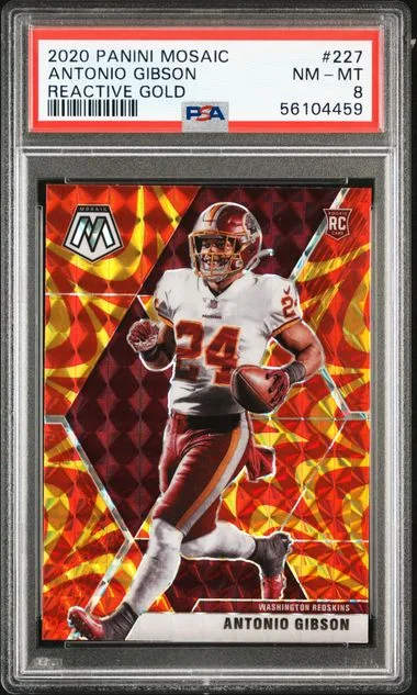 2020 Panini Mosaic Antonio Gibson #227 card image