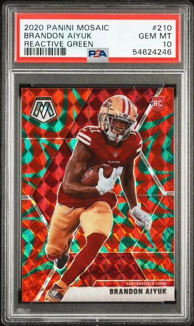 2020 Panini Mosaic Brandon Aiyuk #210 card image