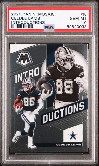 2020 Panini Mosaic Ceedee Lamb Introductions #I8 card image