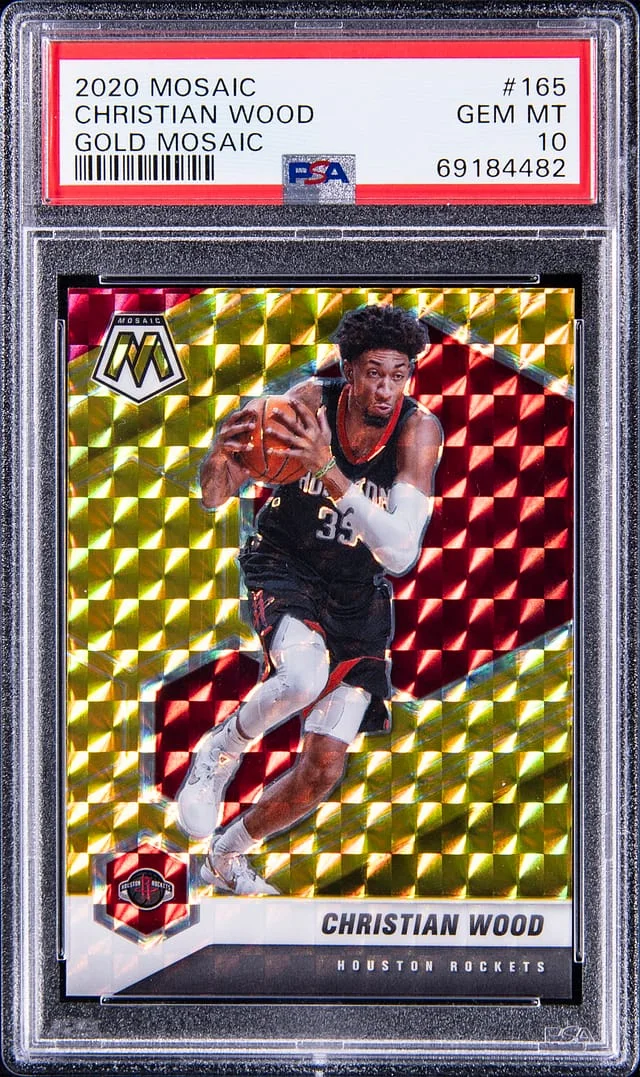 2020 Panini Mosaic Christian Wood Gold Mosaic #165 card image