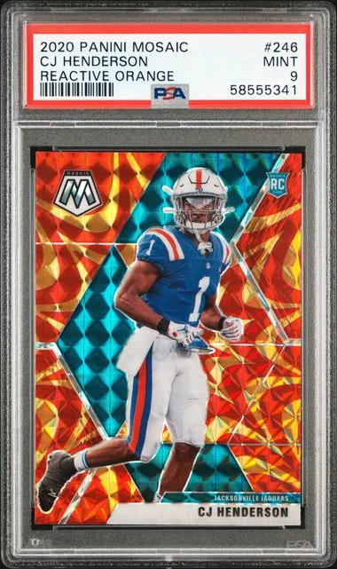 2020 Panini Mosaic Cj Henderson #246 card image