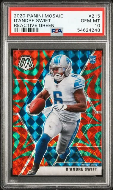2020 Panini Mosaic D'Andre Swift #215 card image