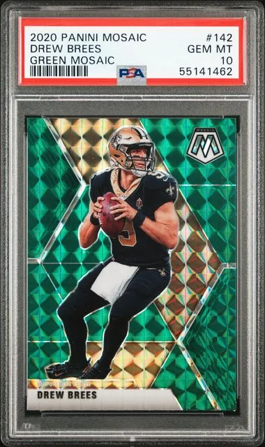 2020 Panini Mosaic Drew Brees #142 card image