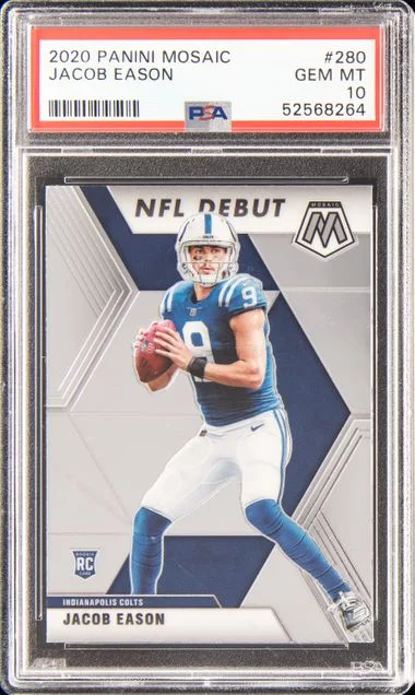 2020 Panini Mosaic Jacob Eason #280 card image