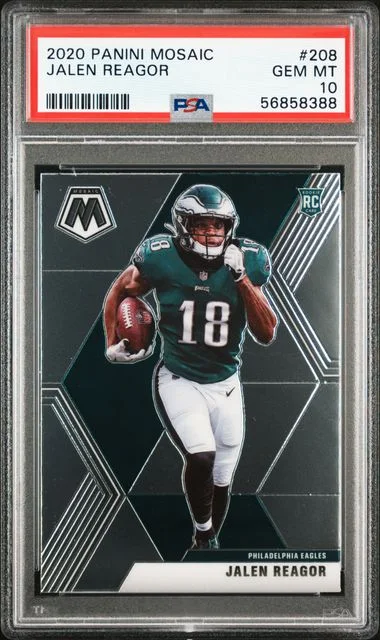 2020 Panini Mosaic Jalen Reagor #208 card image