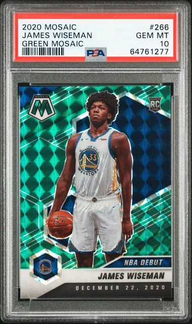 2020 Panini Mosaic James Wiseman #266 card image