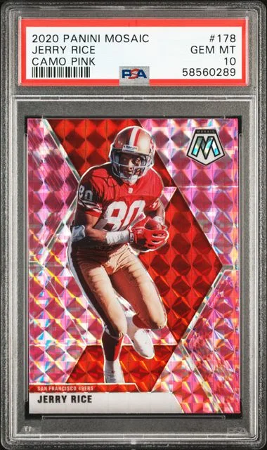 2020 Panini Mosaic Jerry Rice #178 card image