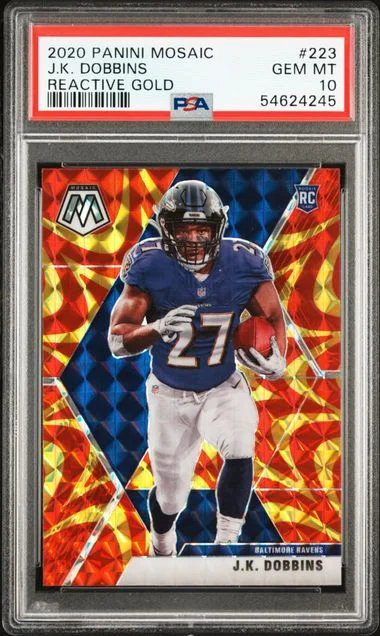 2020 Panini Mosaic J.K. Dobbins #223 card image