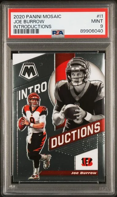 2020 Panini Mosaic Joe Burrow Introductions Mosaic #I1 card image