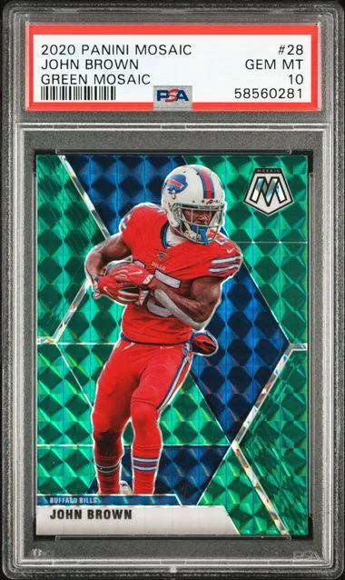 2020 Panini Mosaic John Brown #28 card image