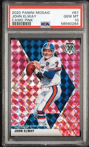 2020 Panini Mosaic John Elway #67 card image