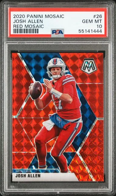 2020 Panini Mosaic Josh Allen #26 card image