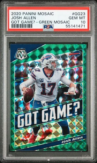 2020 Panini Mosaic Josh Allen Got Game? #GG23 card image
