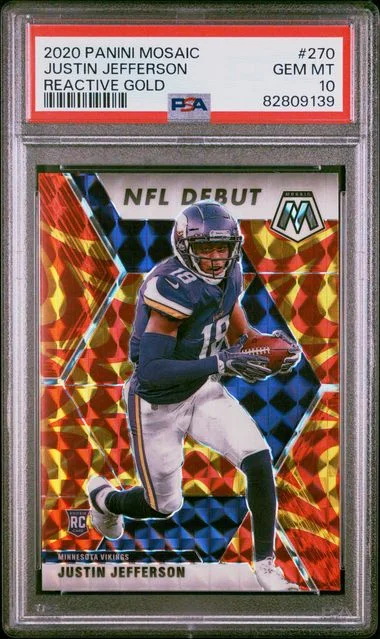 2020 Panini Mosaic Justin Jefferson #270 card image