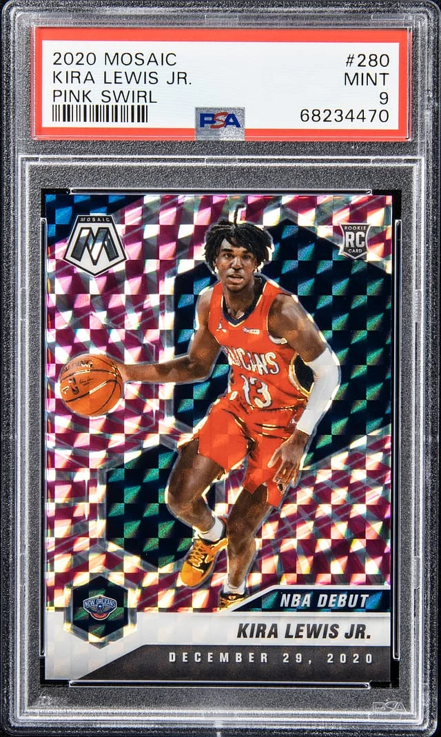 2020 Panini Mosaic Kira Lewis Jr Pink Swirl #280 card image