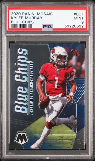 2020 Panini Mosaic Kyler Murray Blue Chips #Bc1 card image