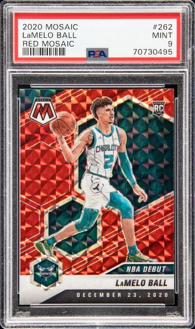 2020 Panini Mosaic Lamelo Ball Red Mosaic #262 card image