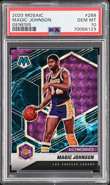 2020 Panini Mosaic Magic Johnson Genesis #288 card image