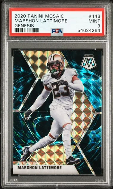 2020 Panini Mosaic Marshon Lattimore #148 card image
