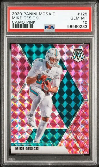 2020 Panini Mosaic Mike Gesicki #125 card image