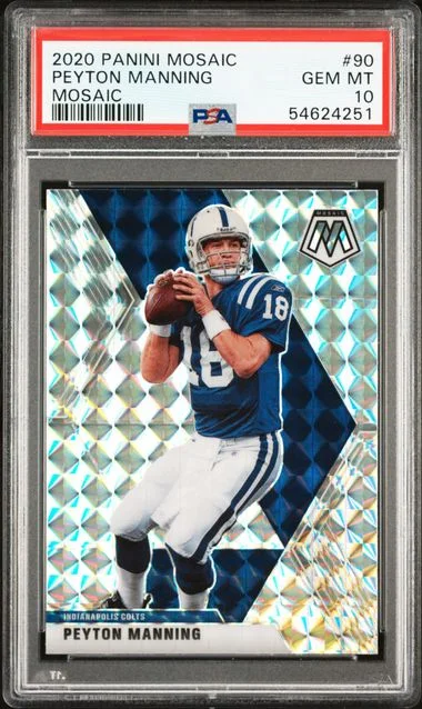 2020 Panini Mosaic Peyton Manning #90 card image