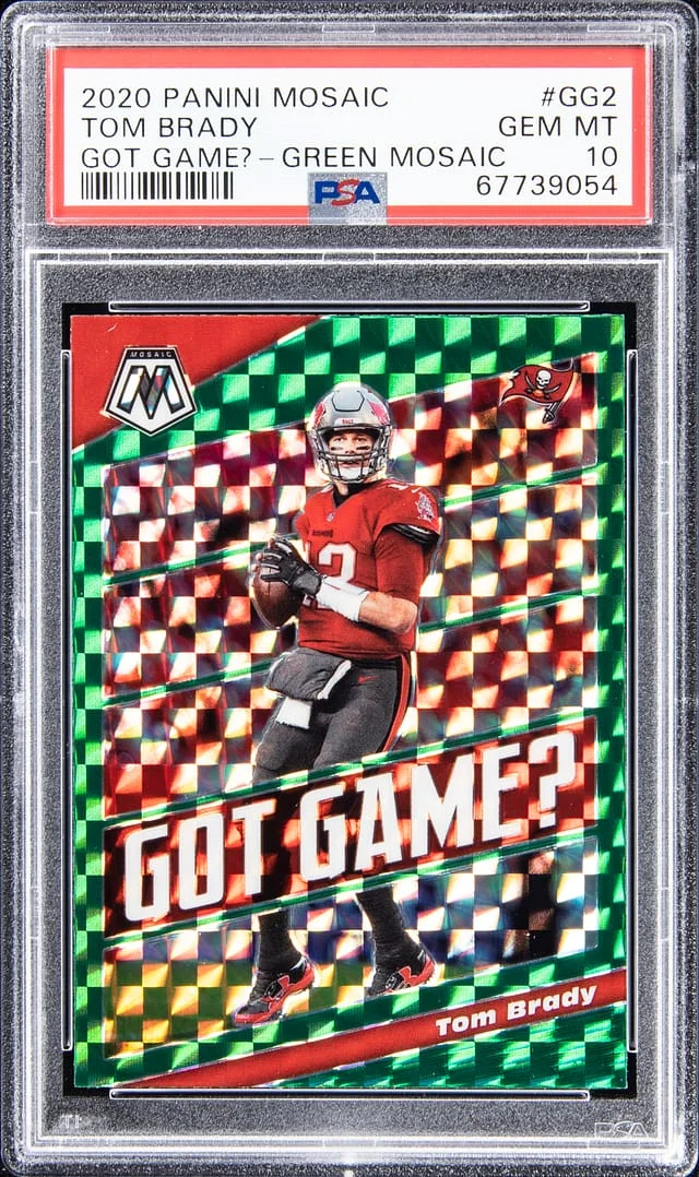 2020 Panini Mosaic Tom Brady Got Game? #GG2 card image