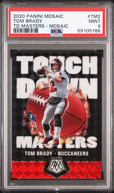 2020 Panini Mosaic Tom Brady Touchdown Masters #TM2 card image