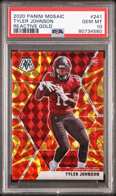 2020 Panini Mosaic Tyler Johnson Reactive Gold #241 card image