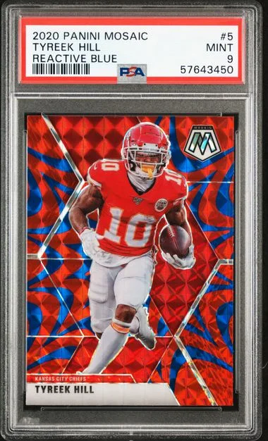 2020 Panini Mosaic Tyreek Hill #5 card image