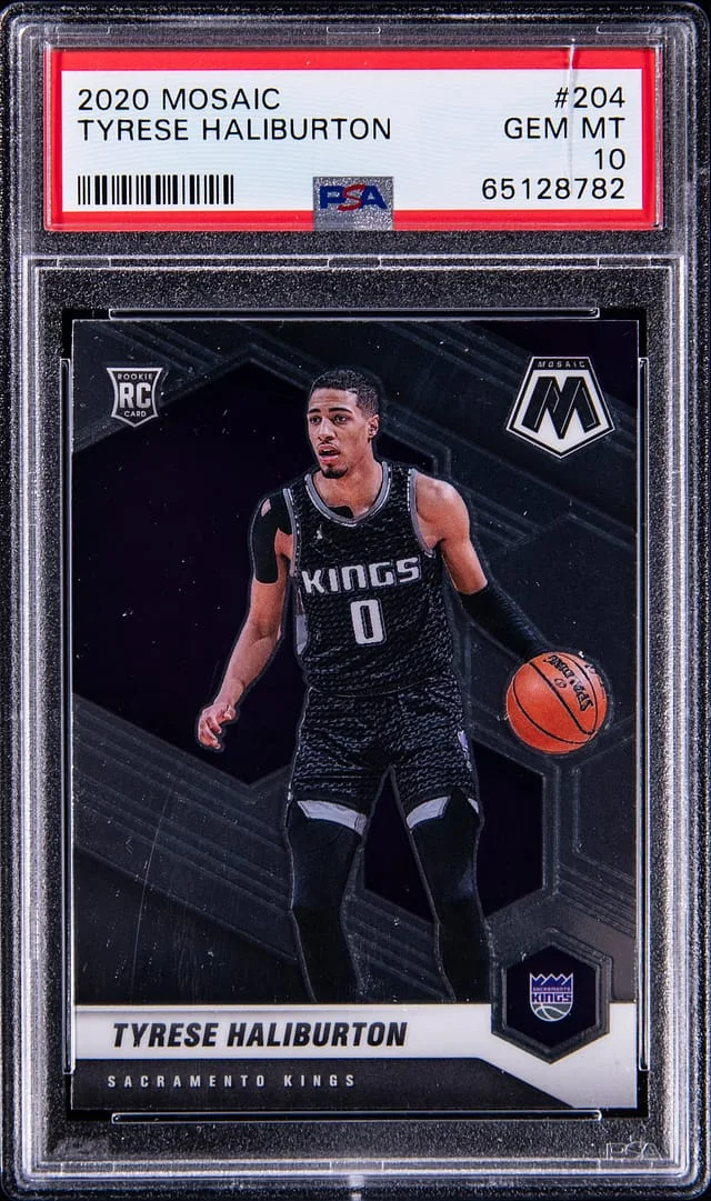2020 Panini Mosaic Tyrese Haliburton #204 card image