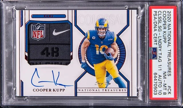 2020 Panini National Treasures Colossal Signatures Laundry #no-number card image