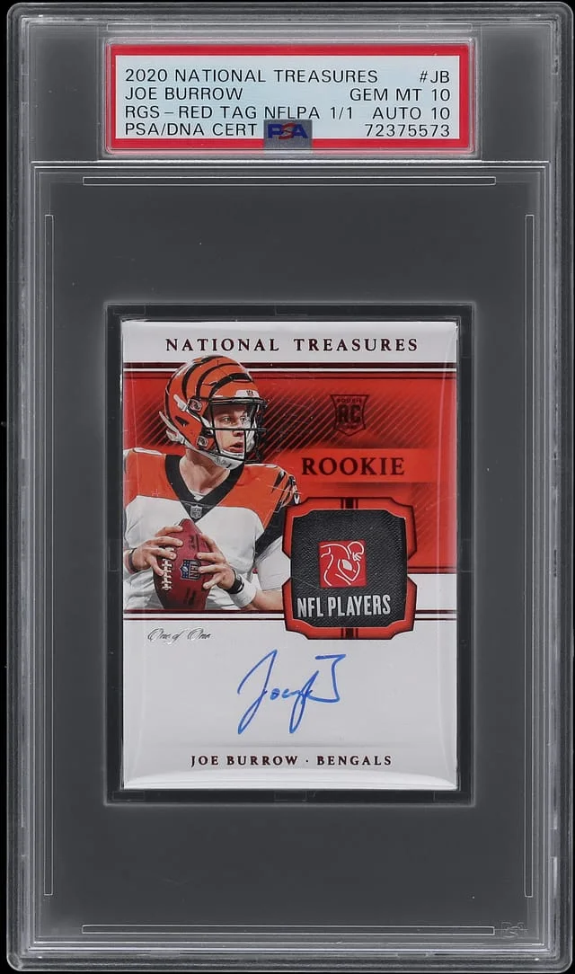 2020 Panini National Treasures Gloves Signatures #no-number card image