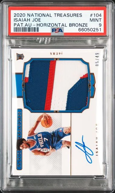 2020 Panini National Treasures Isaiah Joe #104 card image