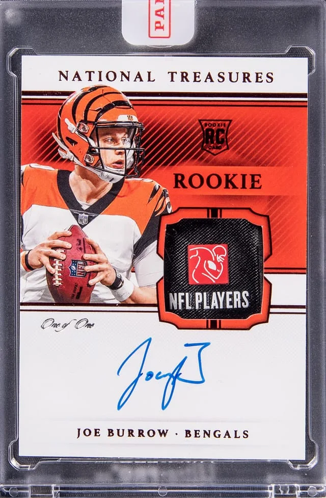 2020 Panini National Treasures Laundry #no-number card image