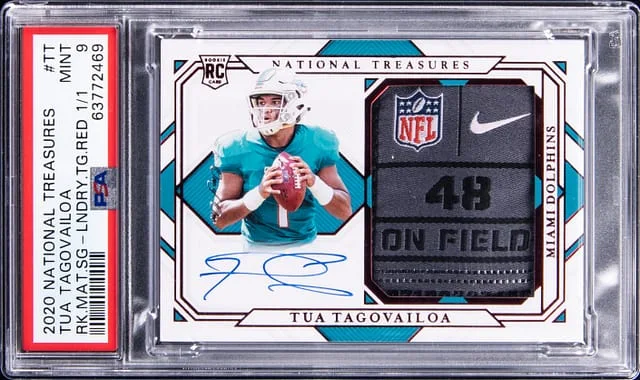 2020 Panini National Treasures Material Signatures Laundry #no-number card image