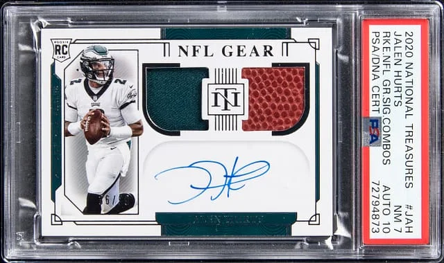 2020 Panini National Treasures NFL Gear #no-number card image