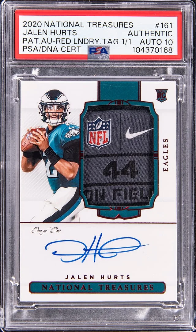 2020 Panini National Treasures Patch #no-number card image
